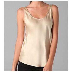 Vince Champagne Silky Scoopneck Camisole